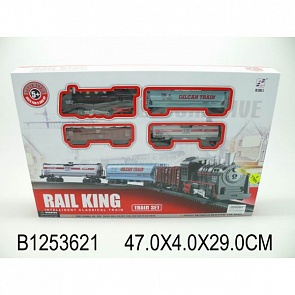 Железная дорога, свет и звук, с аксессуарами (Shantou, B1253621sim)